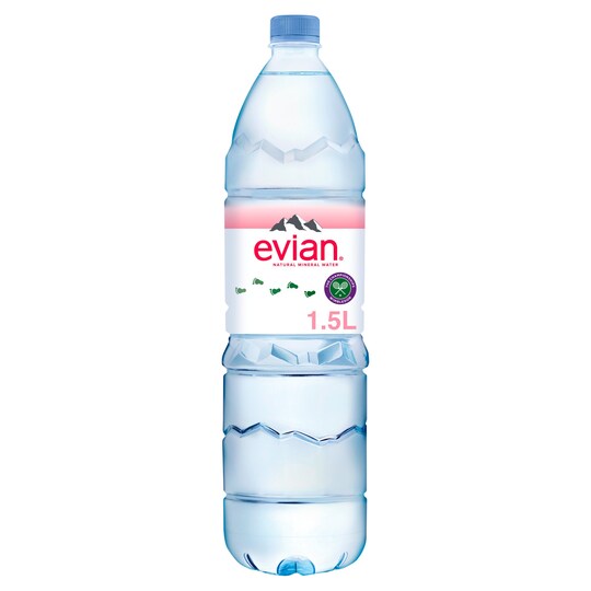 Evian Natural Mineral Water 1.5 Litres Tesco Groceries