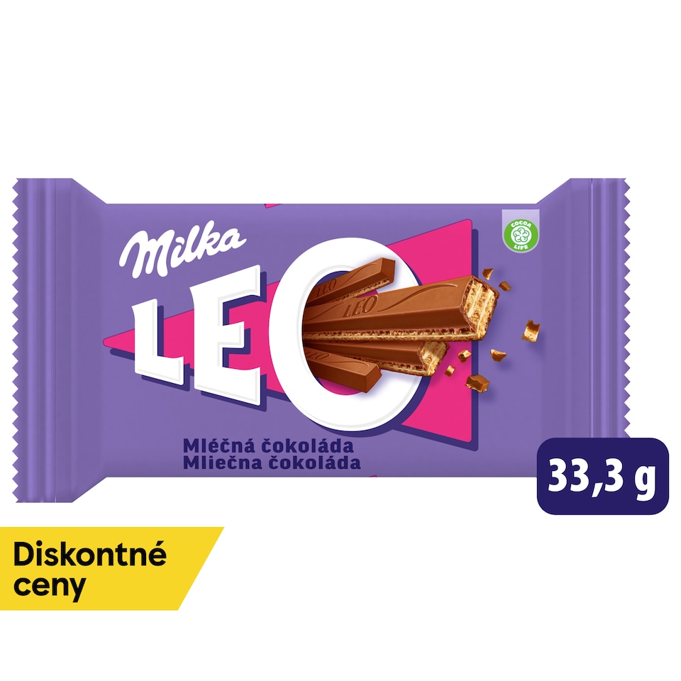 Milka Leo Bar with Wafers in Milk Chocolate 33.3 g