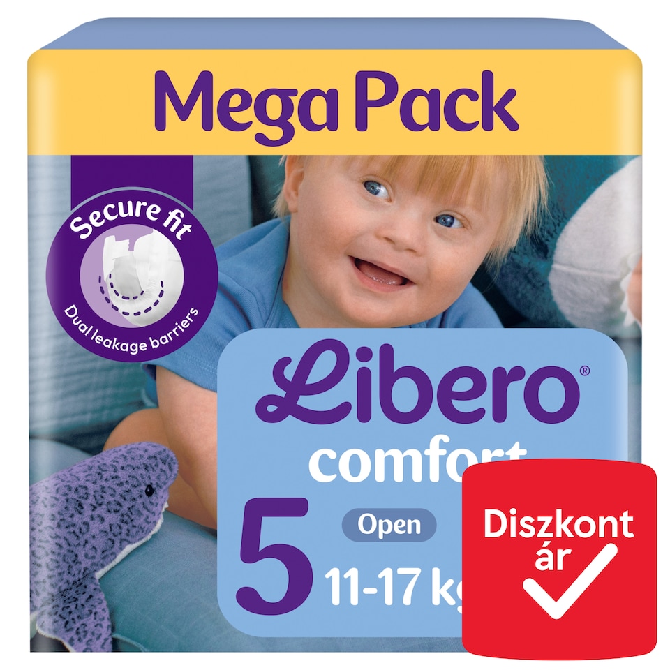 image 1 of Libero Comfort Mega Pack Nappies, Size: 5, 11-17 kg, 64 pcs