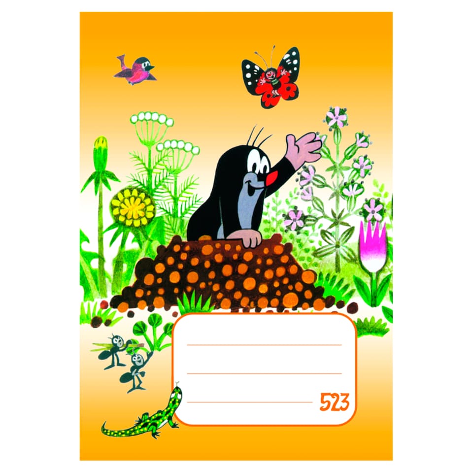 Krtek linkovaný sešit 523 A5