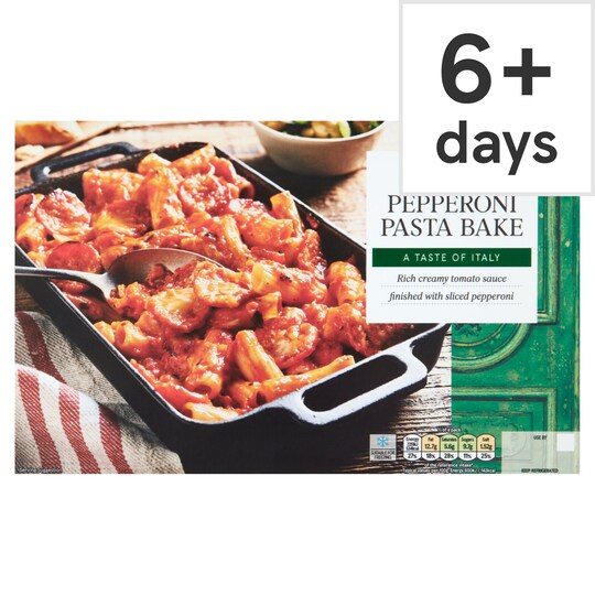 Tesco Pepperoni Pasta Bake 750G Tesco Groceries