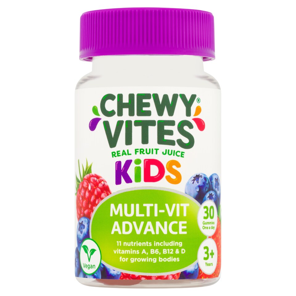 Chewy Vites Real Fruit Juice Kids Multi-Vit Advance 30s