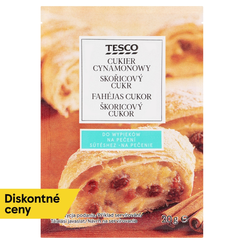 Tesco Škoricový cukor 20 g