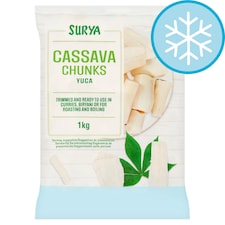 Surya Frozen Cassava Chunks 1kg