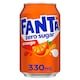image 1 of Fanta Orange Zero 330ml
