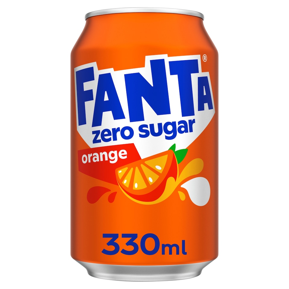image 1 of Fanta Orange Zero 330ml