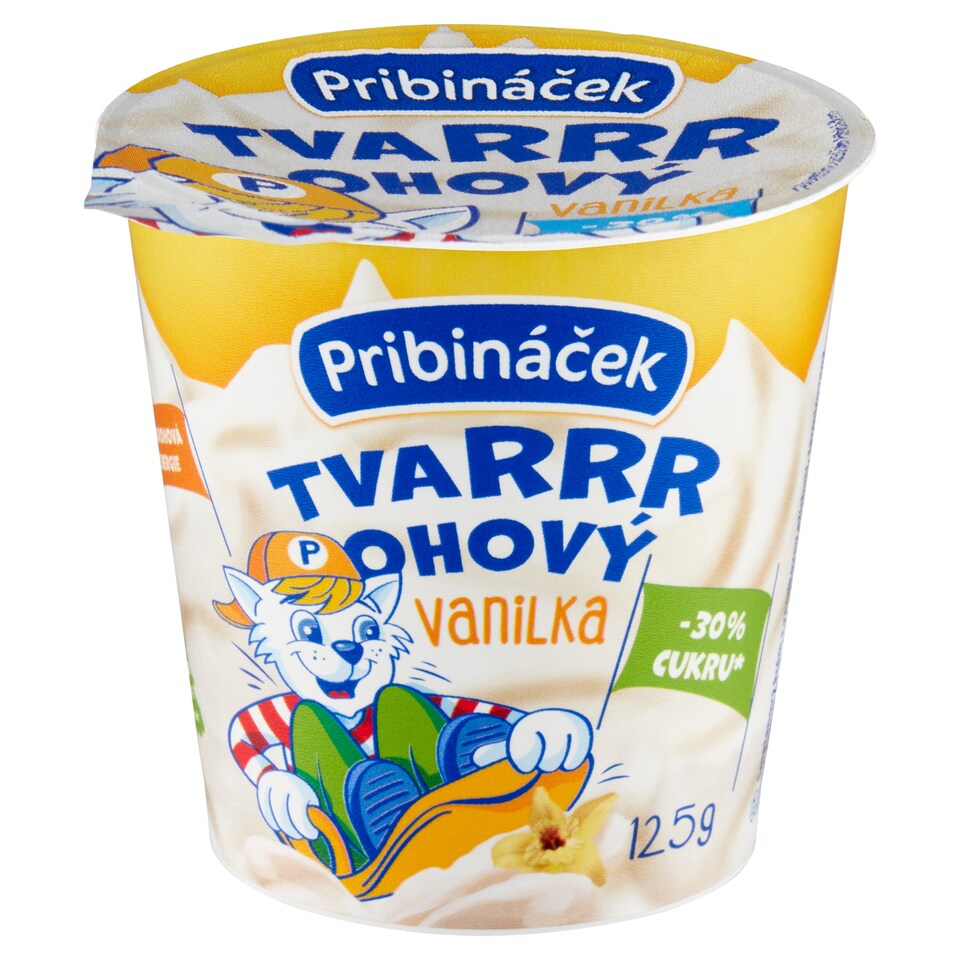 Pribináček Tvarrrohový vanilka 125 g