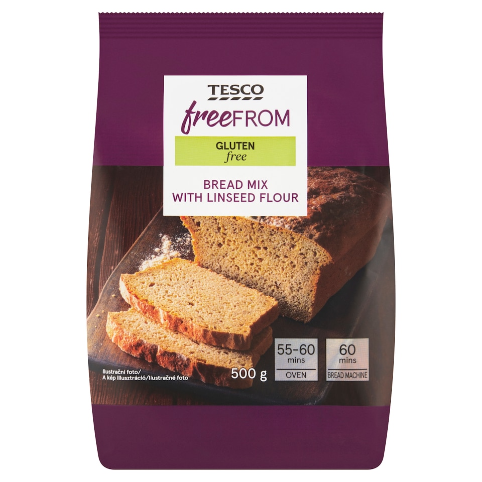 Tesco Free From Gluten Free Bread Mix with Linseed Flour 500 g