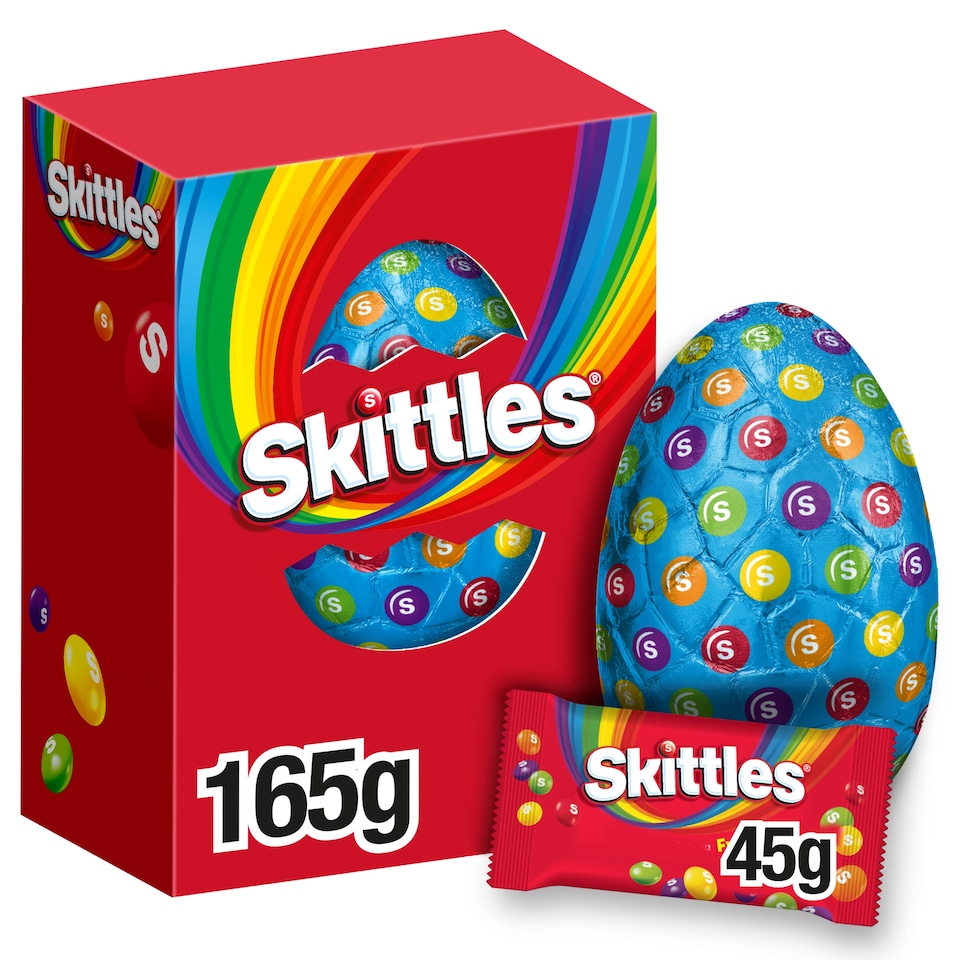 Skittles Milk Chocolate Easter Egg 165g