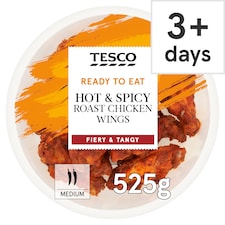Tesco Hot & Spicy Roast Chicken Wings 525g