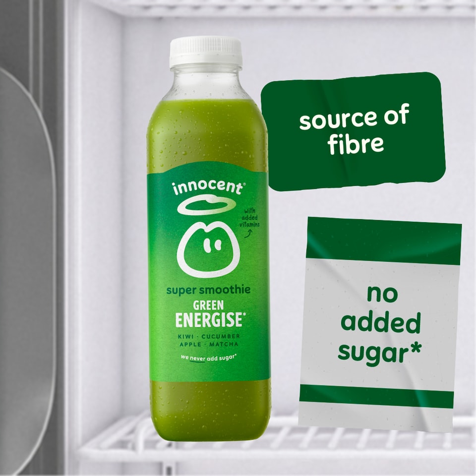 image 1 of Innocent Super Smoothie Invigorate, Kiwi & Cucumber Juice with Vitamins 750ml