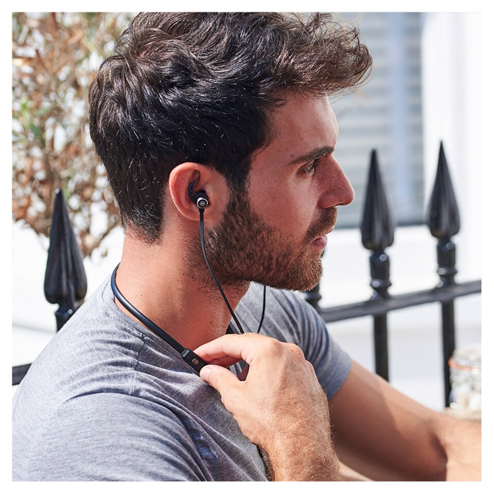 image 1 of Mixx Ultrafit Neckband Headphones Black