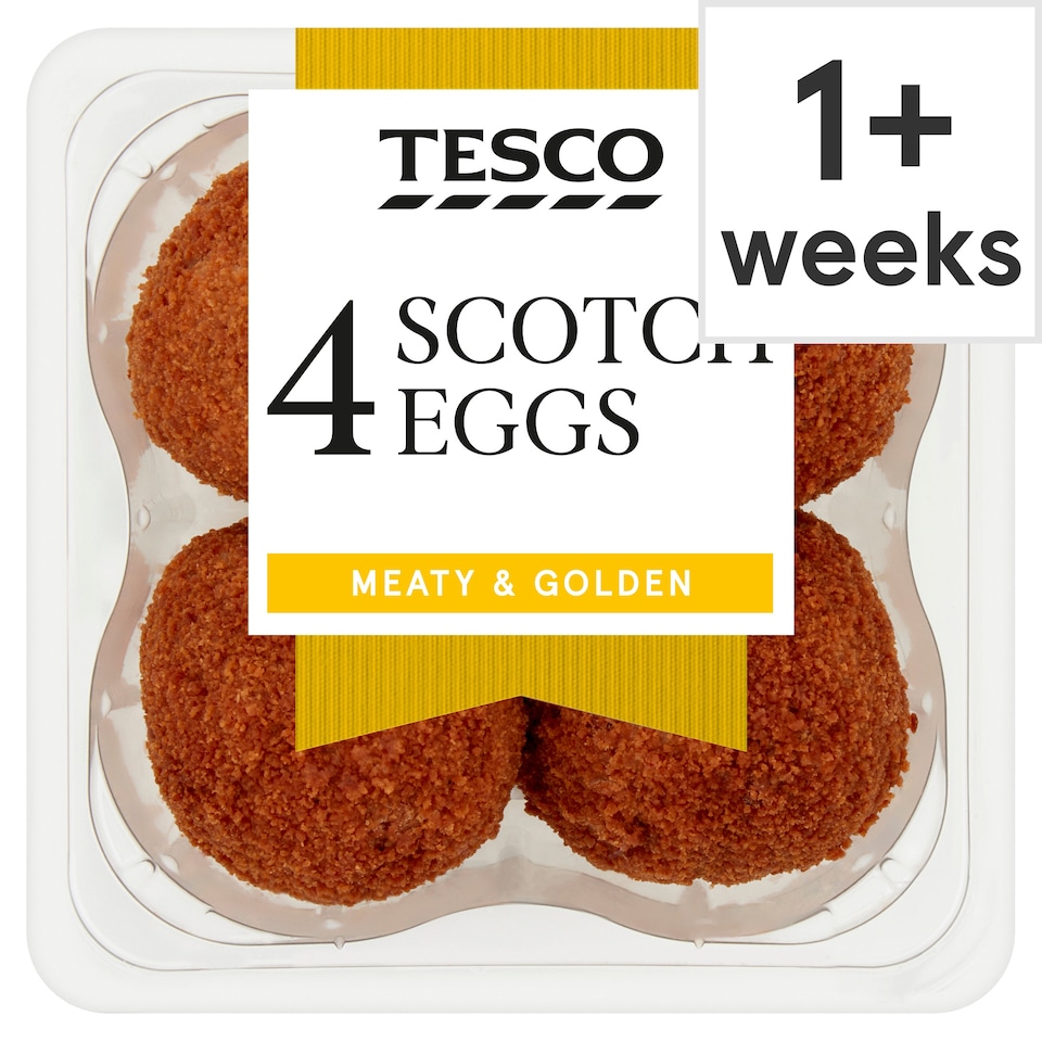 Tesco Scotch Eggs 4 Pack 454G