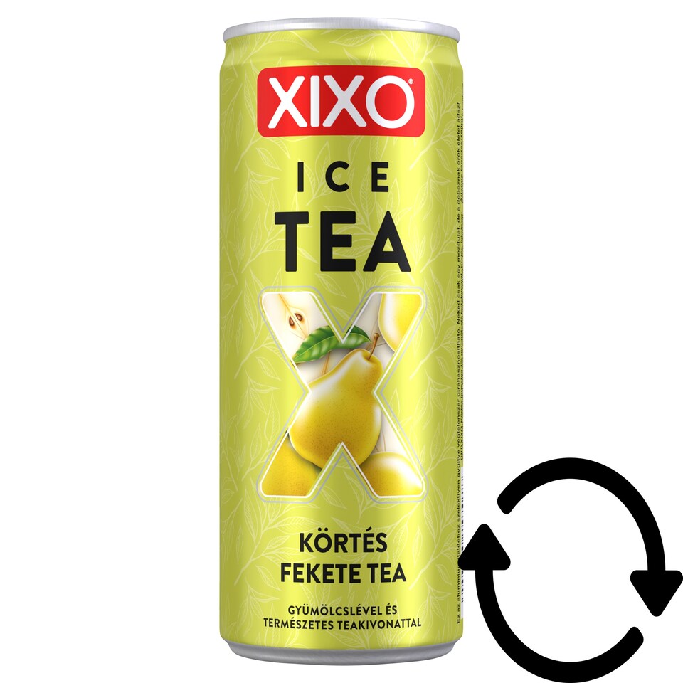 XIXO Ice Tea Pear Iced Tea with Fruit Juice and Natural Tea Extract 250 ml
