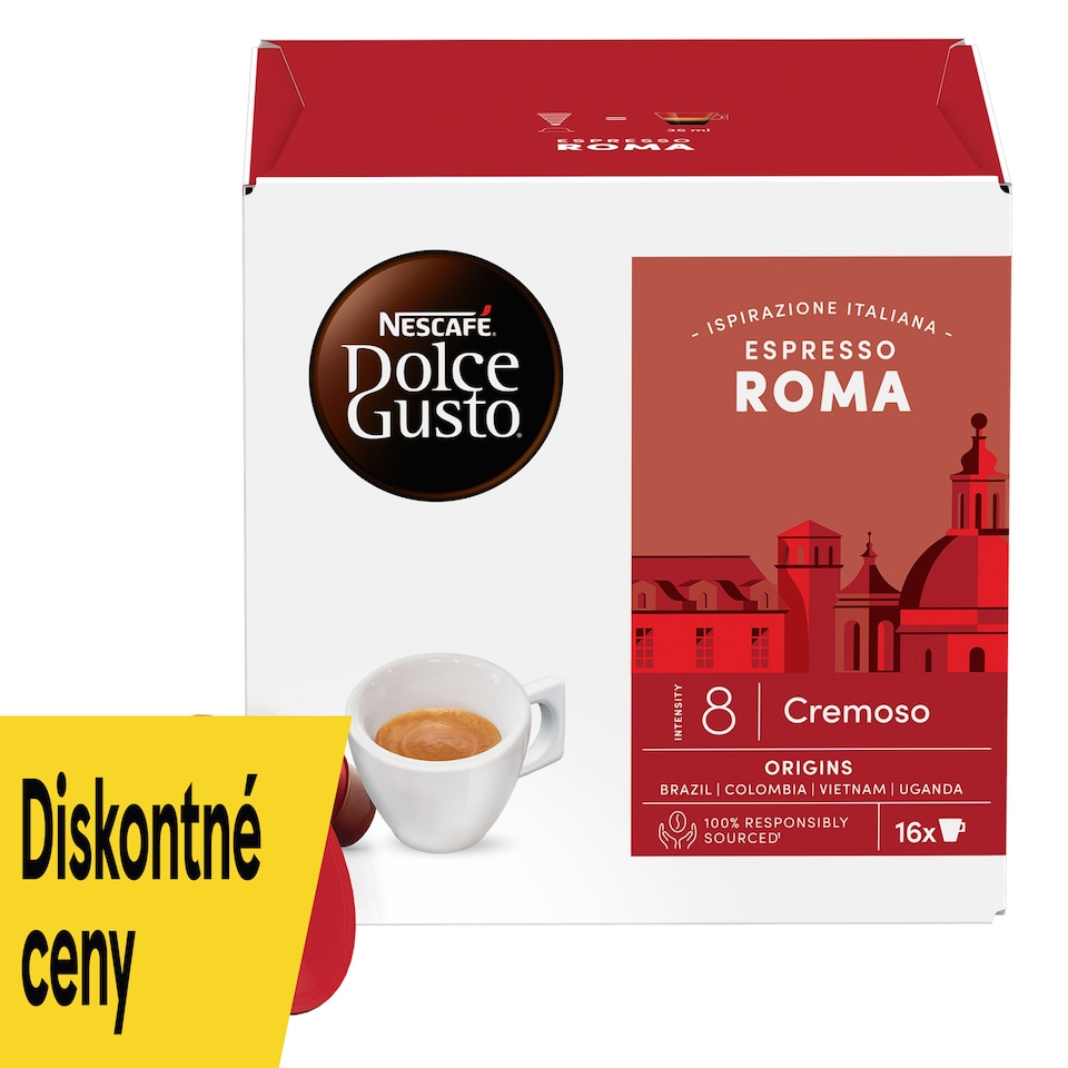 obrázok 1 z NESCAFÉ Dolce Gusto Espresso Roma - káva v kapsulách - 16 kapsúl v balení