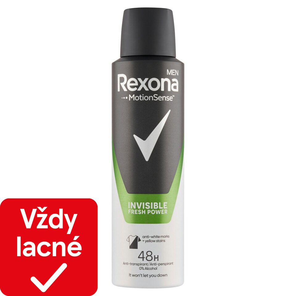 obrázok 1 z Rexona Men Invisible Fresh Power antiperspirant sprej pre mužov 150 ml