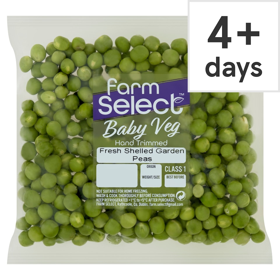 Farm Select Fresh Shelled Garden Peas 130g