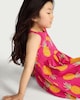 image 1 of F&F Girls 3-Pack Pure Cotton Pineapple Print Sleeveless Dresses in Multi Pink