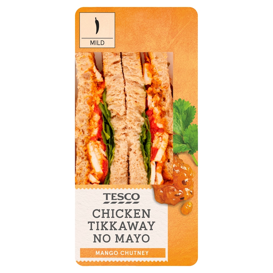 Tesco Chicken Tikkaway Sandwich
