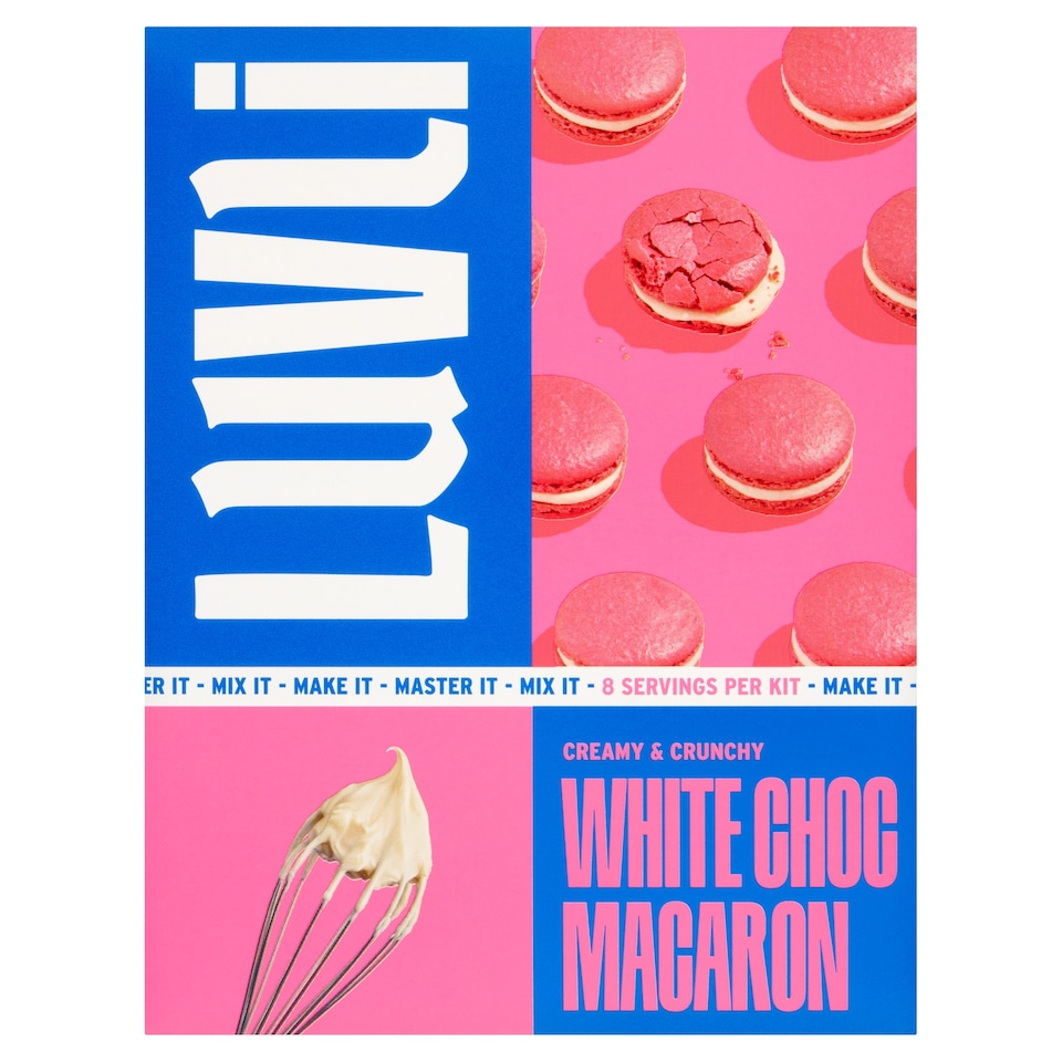 Luvli Creamy & Crunchy White Choc Macarons 192g