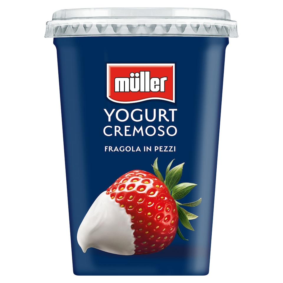 Müller epres krémjoghurt gyümölcskészítménnyel 500 g