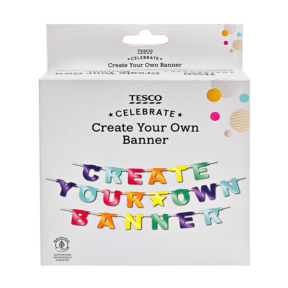Tesco Create Your Own Banner