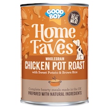 Good Boy Home Faves Wholegrain Chicken Pot Roast Dog Food 395g
