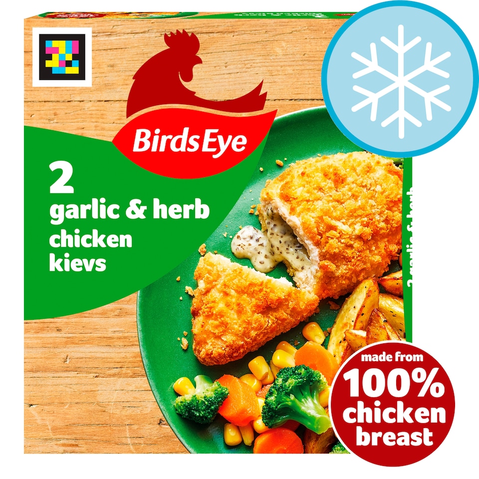 Birds Eye 2'S Garlic And Herb Chicken Kiev 204Gm
