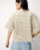 image 1 of F&F Cotton Rich Cropped T-Shirt in Multi Green