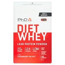PhD Diet Whey Protein Powder - Strawberry Delight 1kg