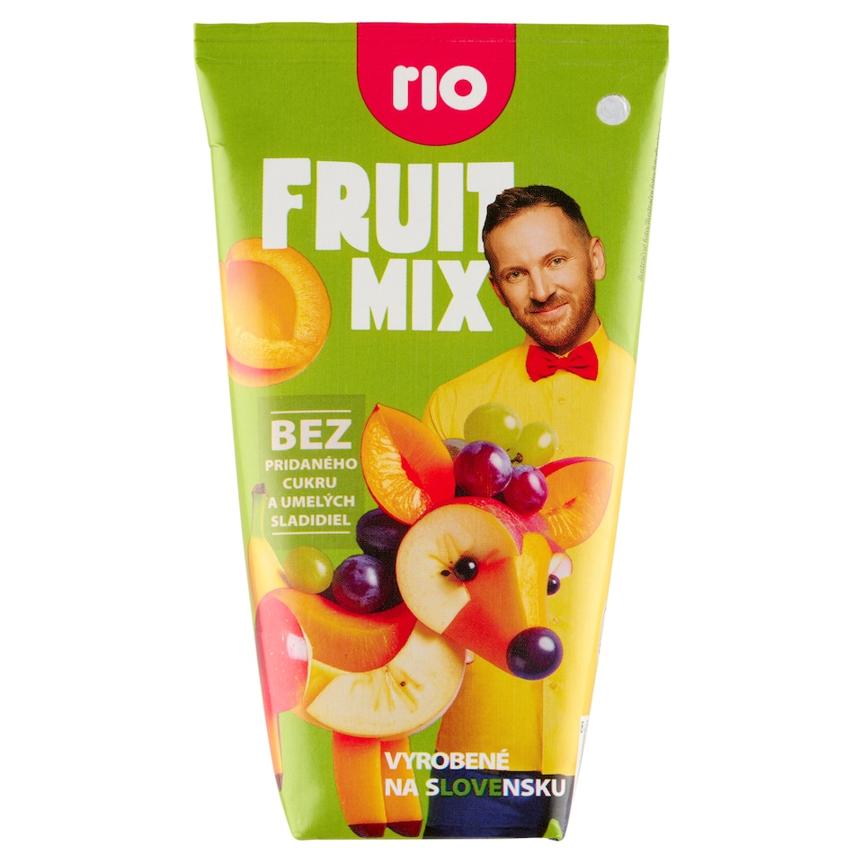 Obrázek 1 pro produkt Rio Vícedruhový ovocný nápoj s jablkem a meruňkou 200ml