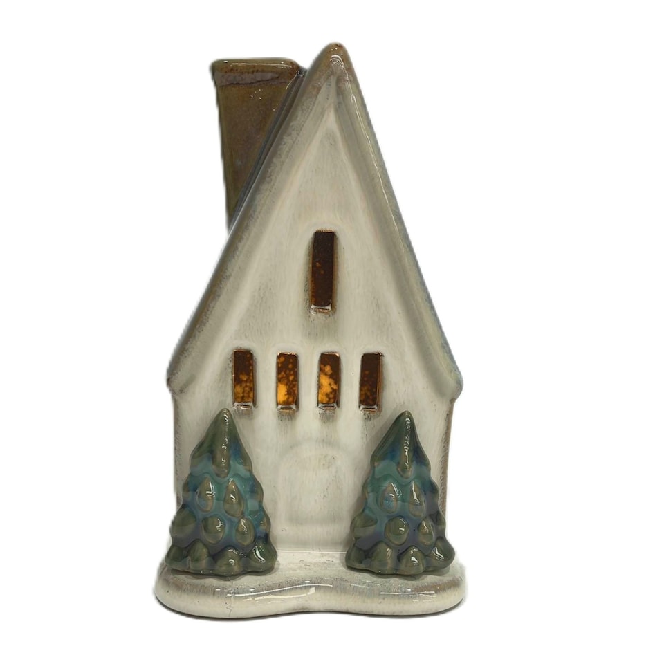 Bayswood Ceramic Light Up House Christmas Decoration