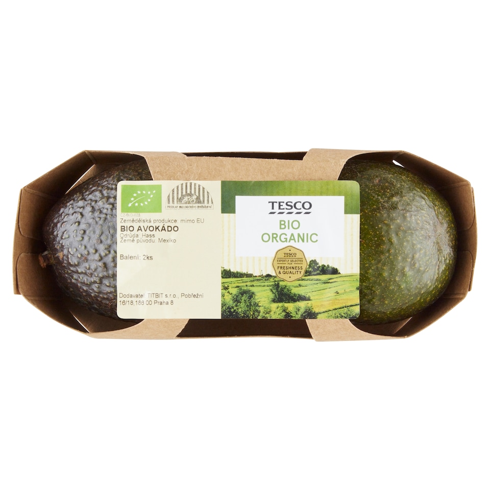 Tesco Bio avokádo 2 ks