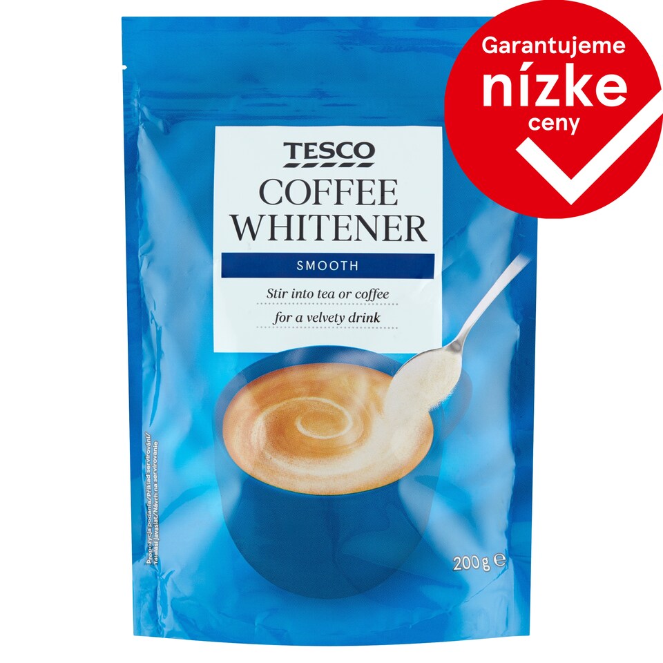 Tesco Instantný prípravok do kávy a čaju v prášku 200 g