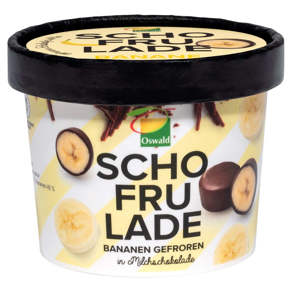 Oswald Schofrulade hlbokozmrazené banány v mliečnej čokoláde 130 g