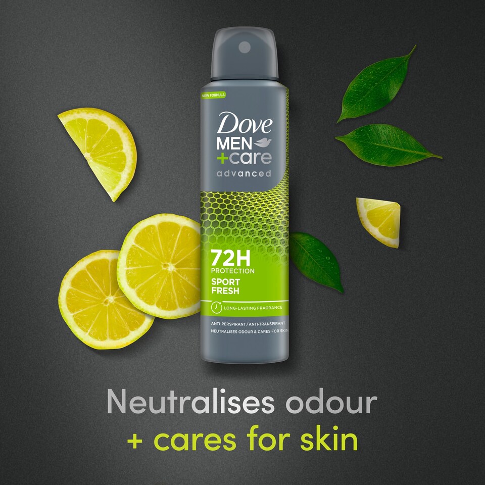 image 1 of Dove Men+Care Sport Fresh 72h Antiperspirant Deodorant 150ml