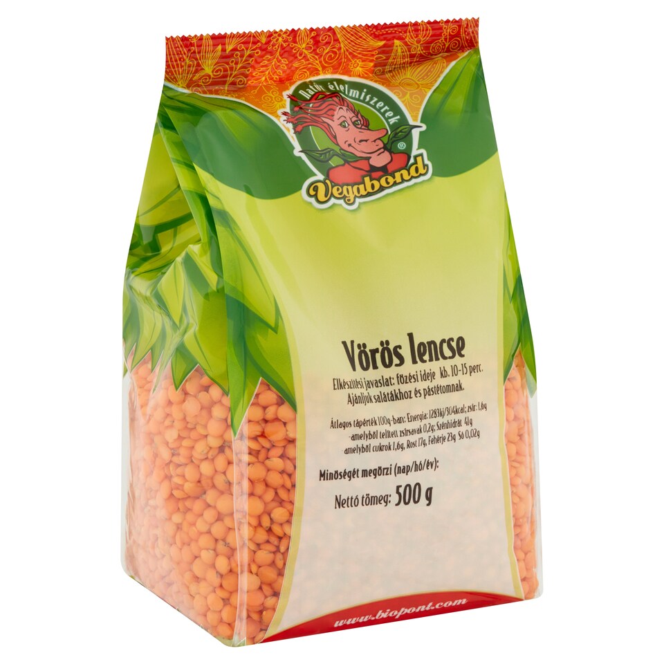 Vegabond vörös lencse 500 g  1. kép