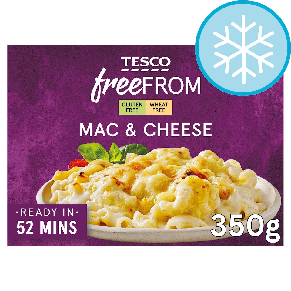 TESCO FREE FROM MAC & CHEESE 350g