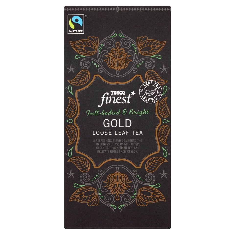 Tesco Finest Fair Trade Leaf Tea 250G