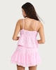 image 4 of OH ME OH MY Pure Cotton Broderie Layered Skort in Pink