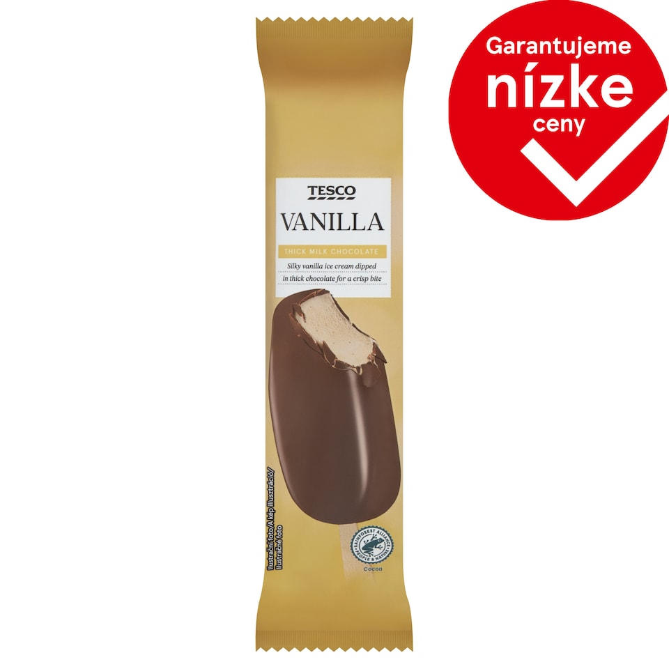 Tesco Vanilla Thick Milk Chocolate 120 ml