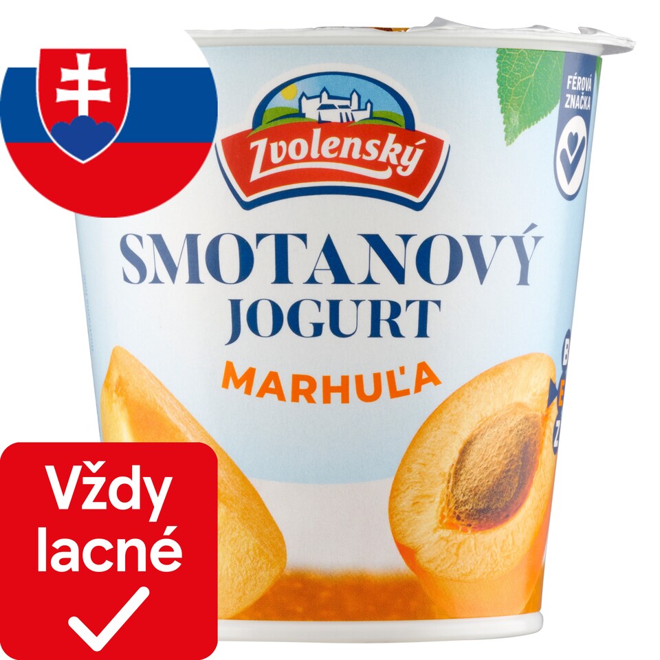 image 1 of Zvolenský Creamy Yoghurt Apricot 145 g