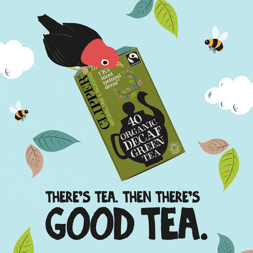 image 1 of Clipper Organic Decaffeinated Green Tea 40 Tea Bags 80G