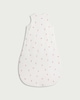 image 2 of F&F Baby Pure Cotton Bunny Print 2.5 Tog Sleeping Bag in White