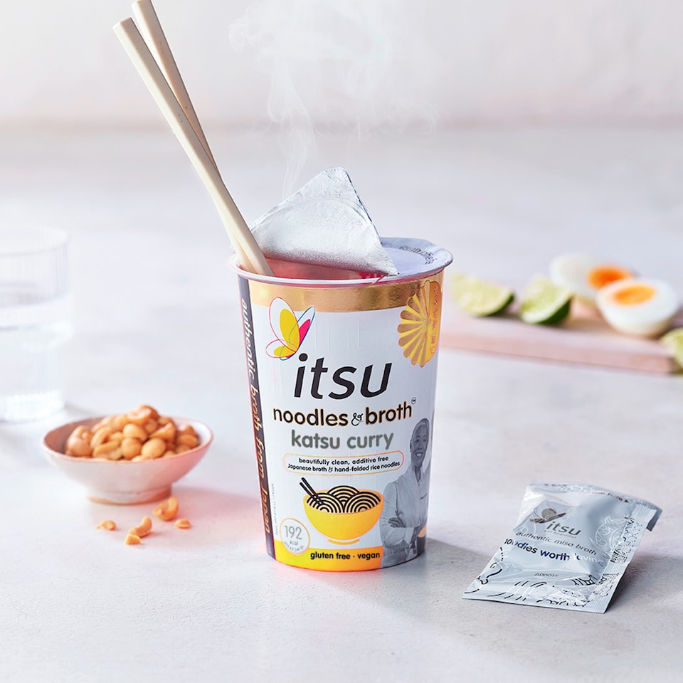 image 1 of itsu katsu curry instant noodles & broth pot 63g