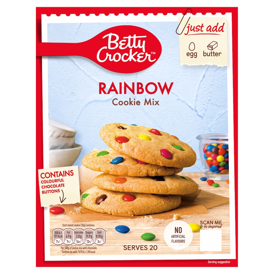 Betty Crocker Rainbow Cookie 495G