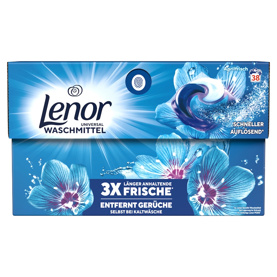 image 1 of LENOR PODS® Washing Capsules 38 Washes, Aprilfresh