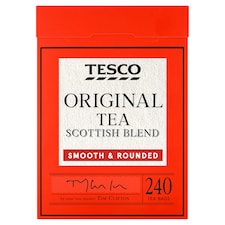 Tesco Scottish 240 Tea Bags 750G