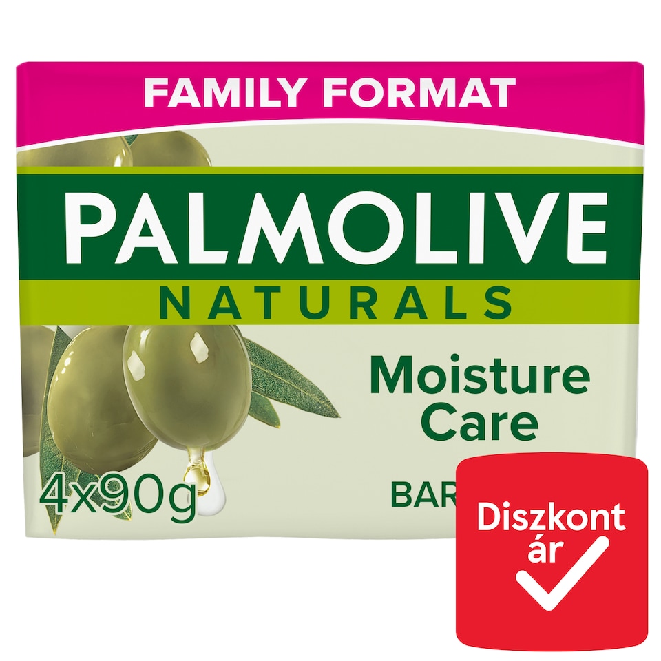 Palmolive Naturals Moisture Care pipereszappan 4 x 90 g
