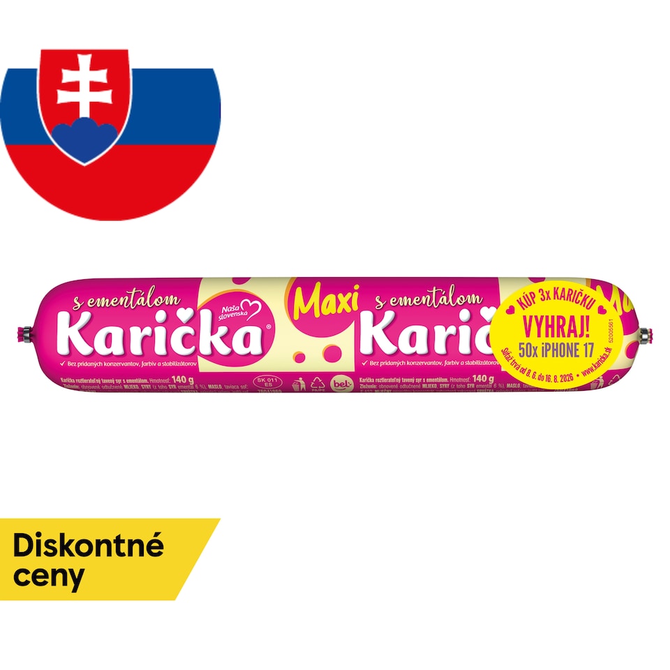 image 1 of Karička Bowel Maxi with Emmental 140 g